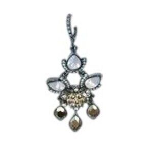 Jenny Packham Dangle Earrings Pink Tones Chandelier